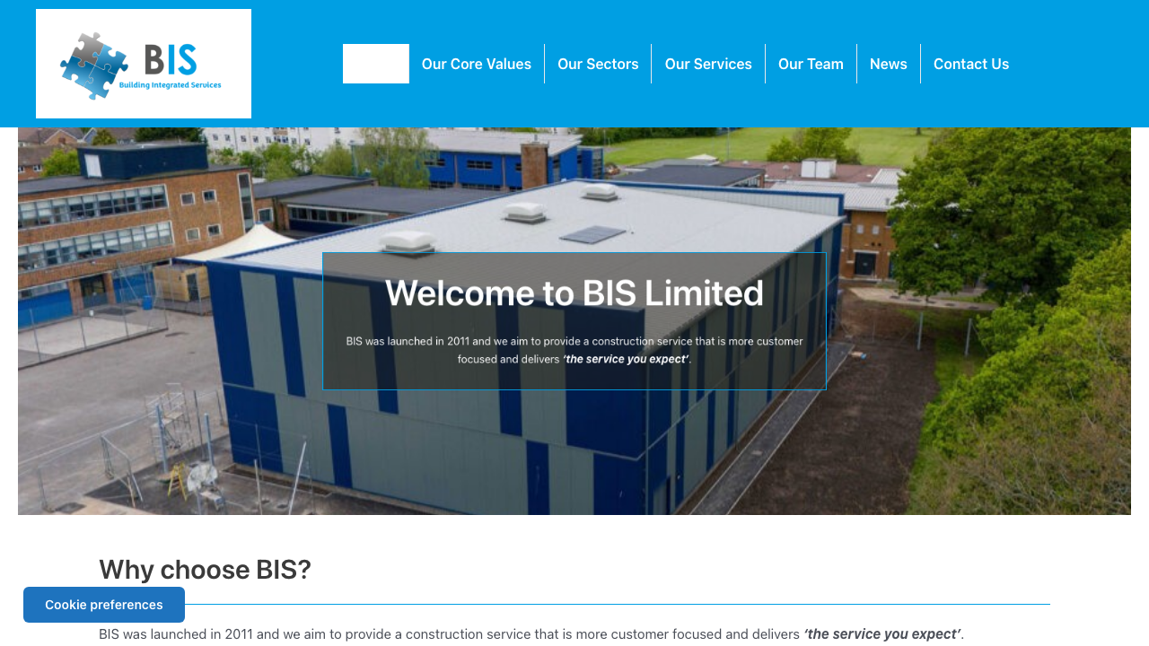 BUILDING INTEGRATION SERVICES LTD website preview