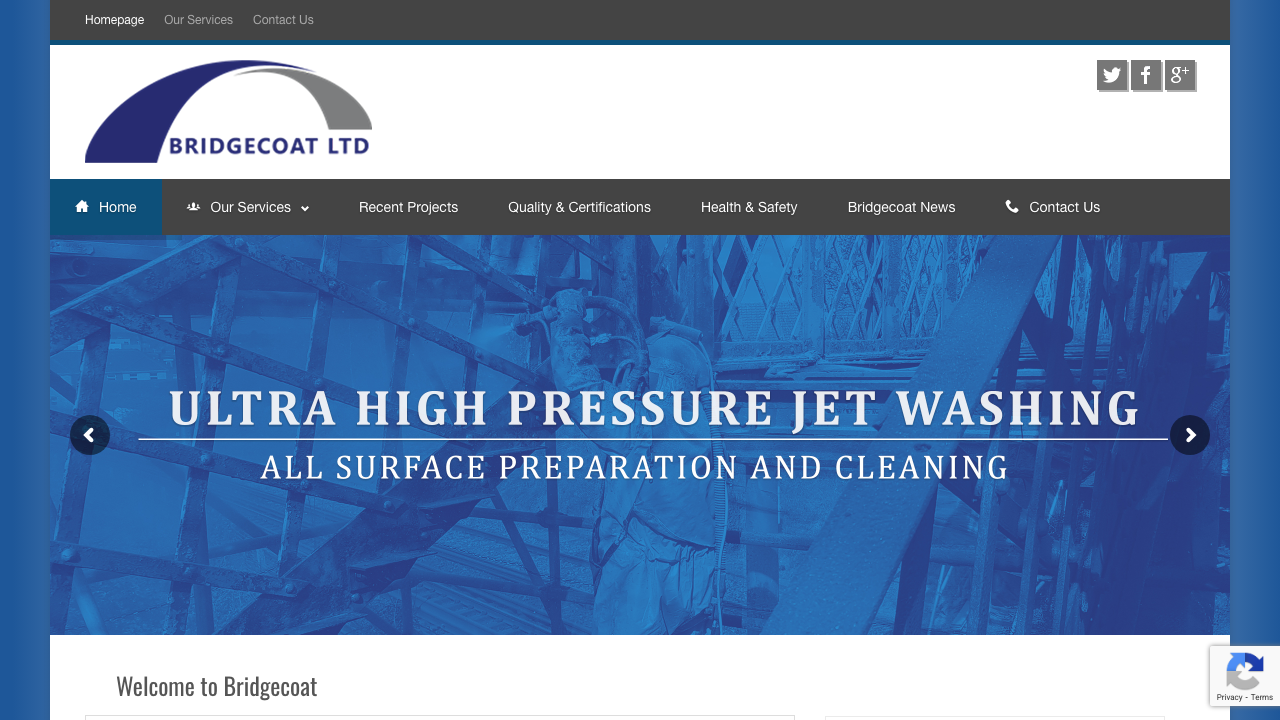 BRIDGECOAT LTD website preview