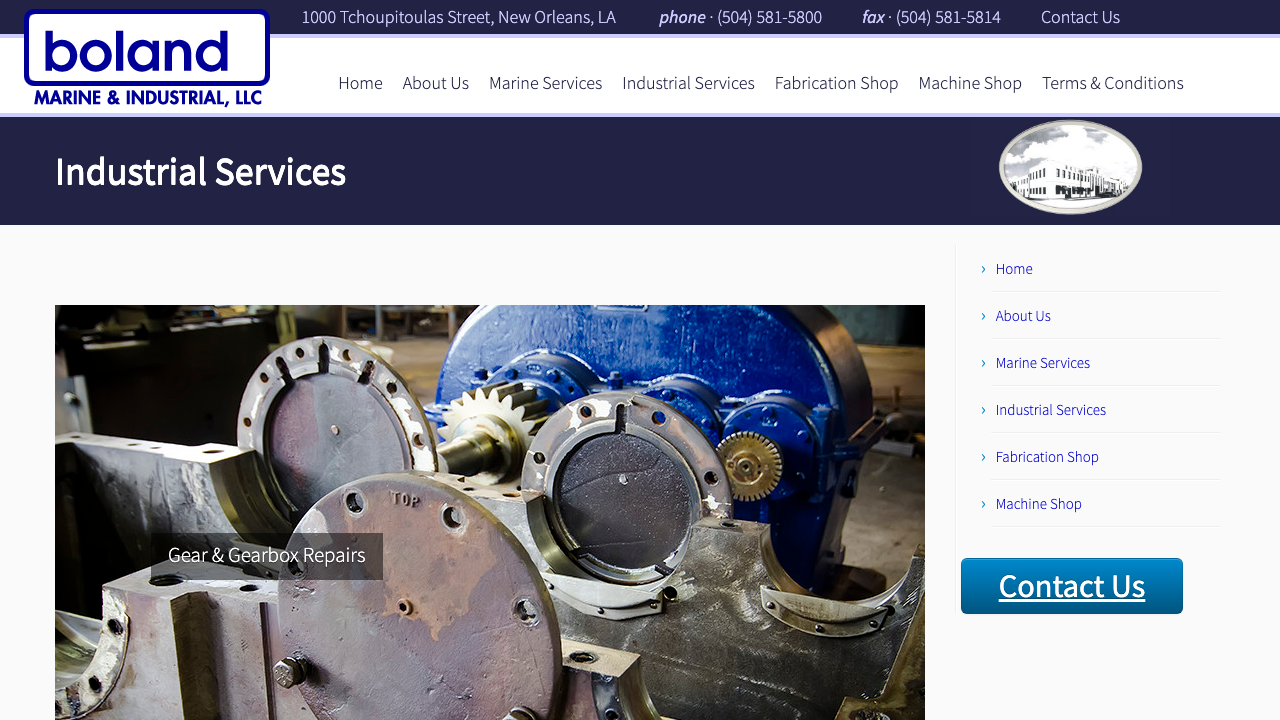 BOLAND MARINE LTD website preview