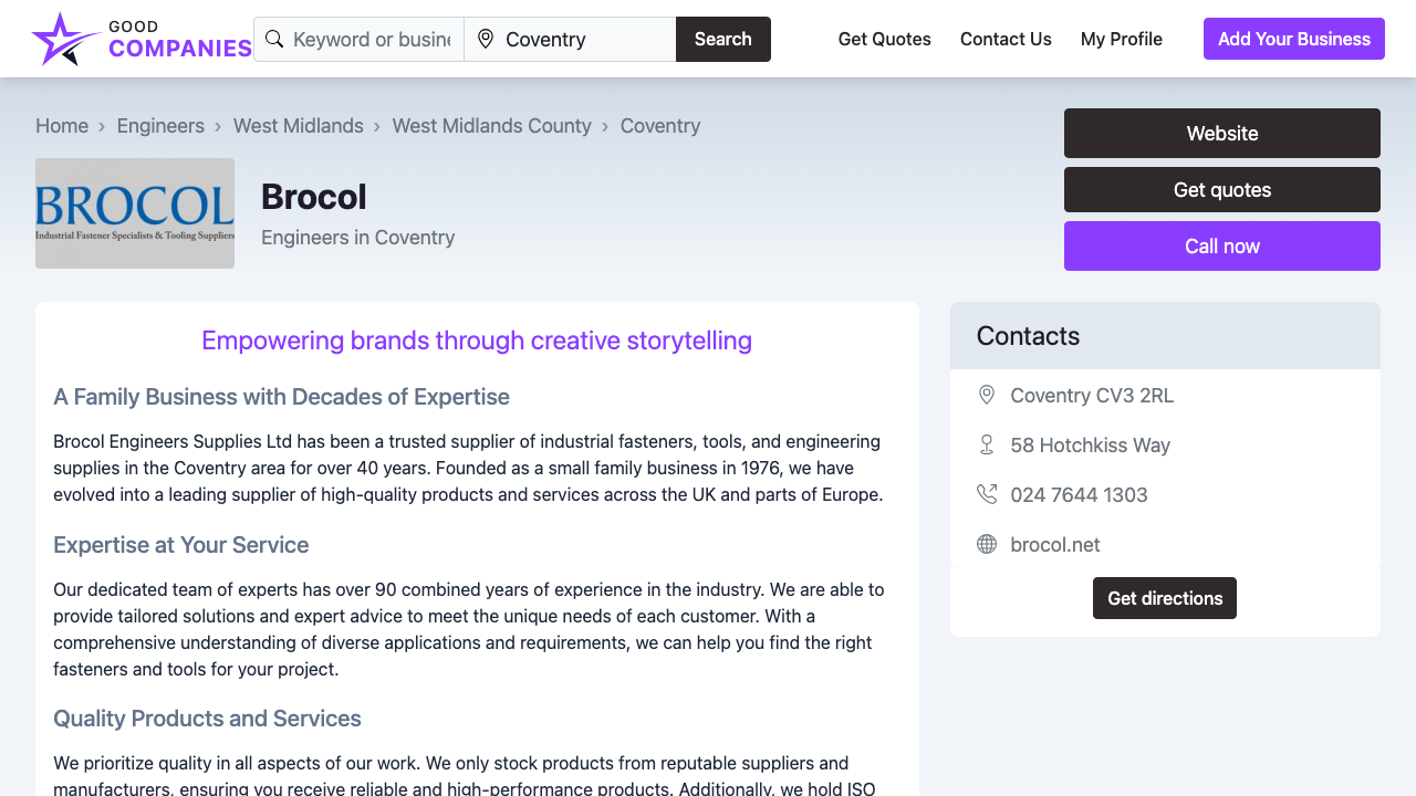 BRICKOL LTD website preview