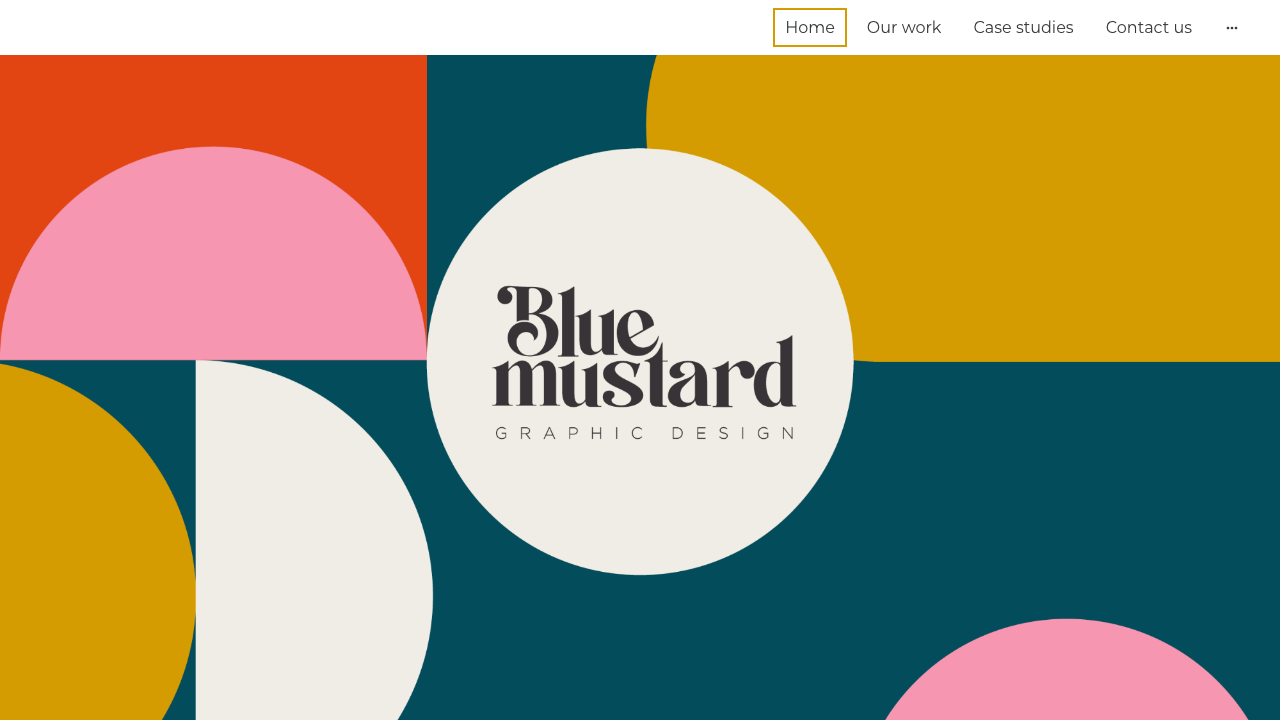 BLUE MUSTARD GRAPHIC DESIGN LTD website preview