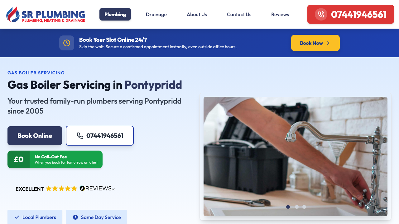 GAS AND PLUMBING SOLUTIONS LTD website preview