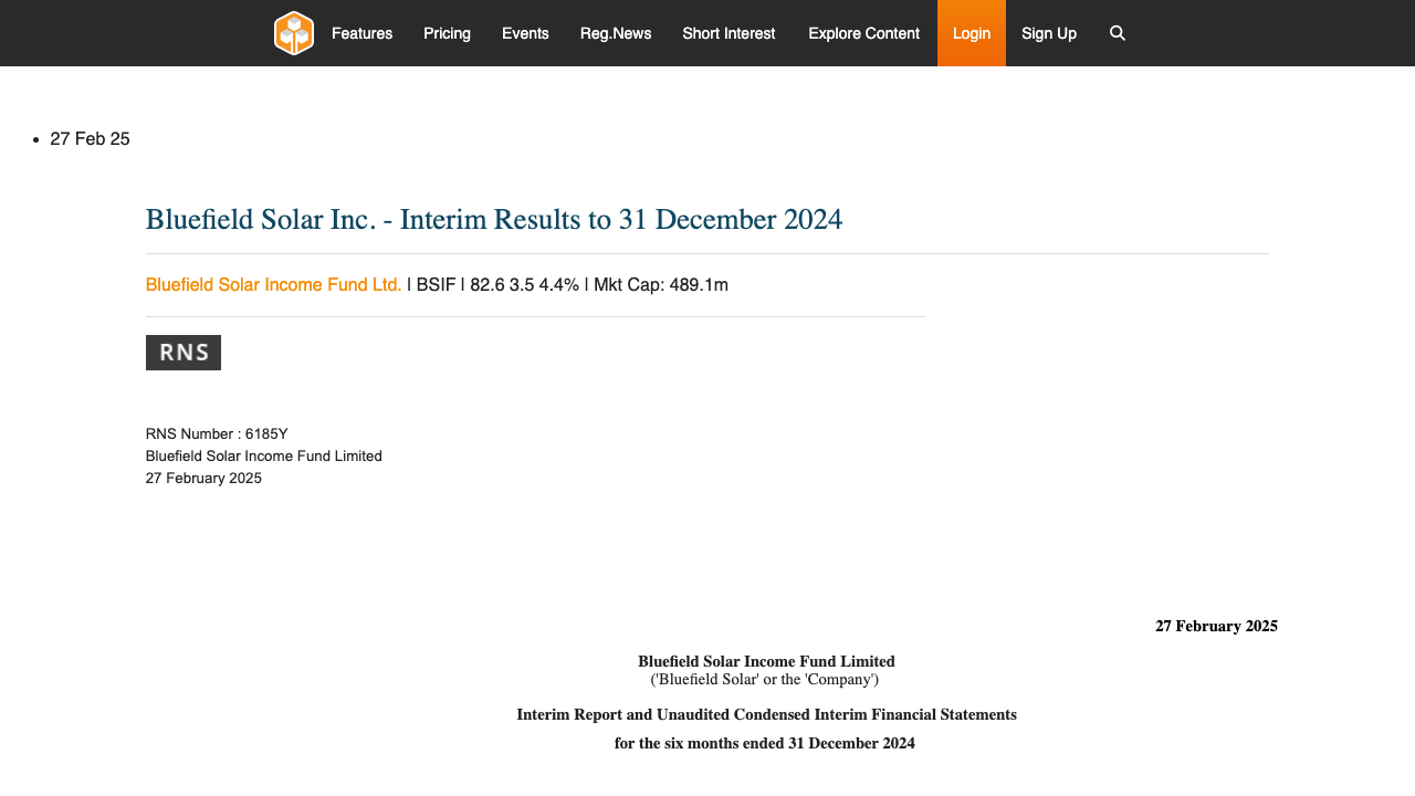 BF13A TF SOLAR LIMITED website preview