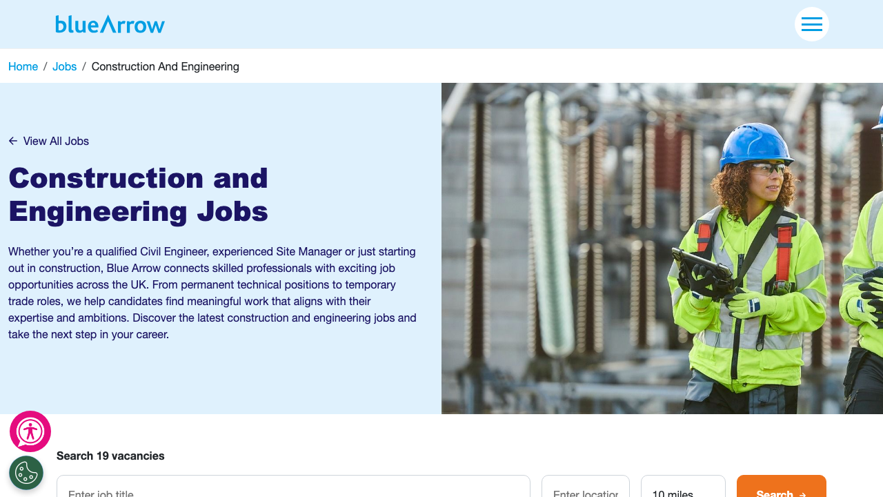 BLUE ARROW CONSTRUCTION LIMITED website preview