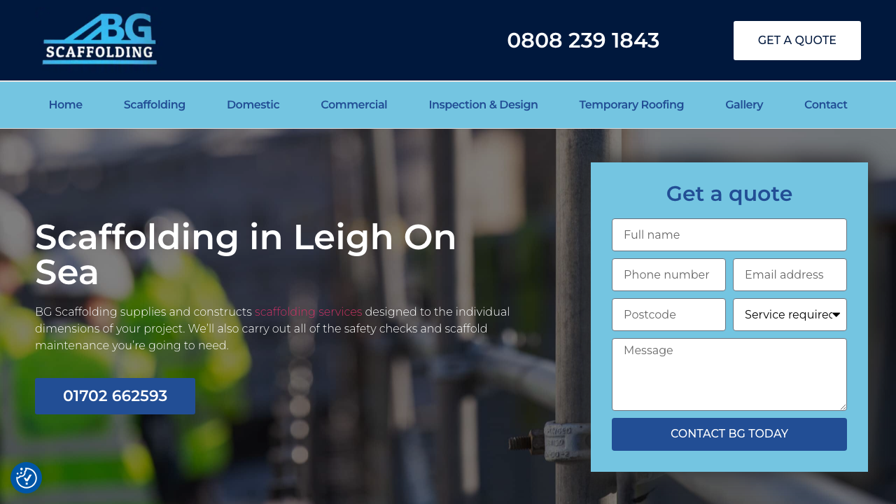 BG CONSTRUCTION GROUP LTD website preview