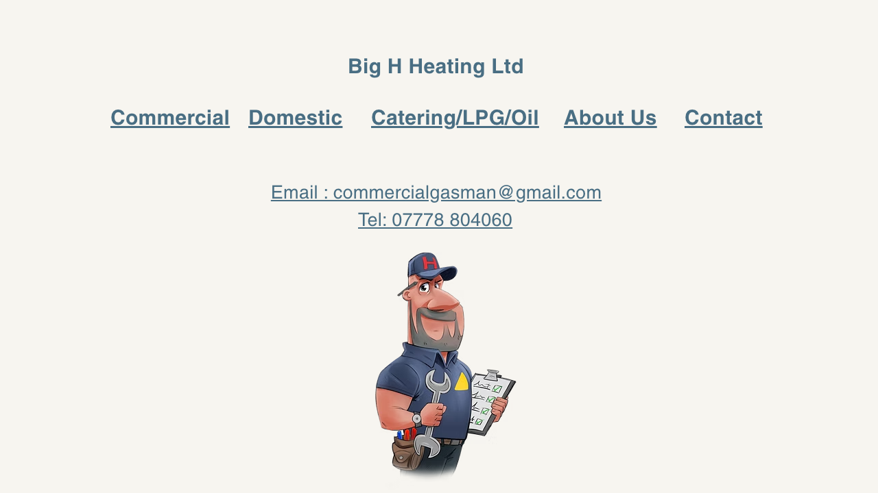 BIG H HEATING LIMITED website preview