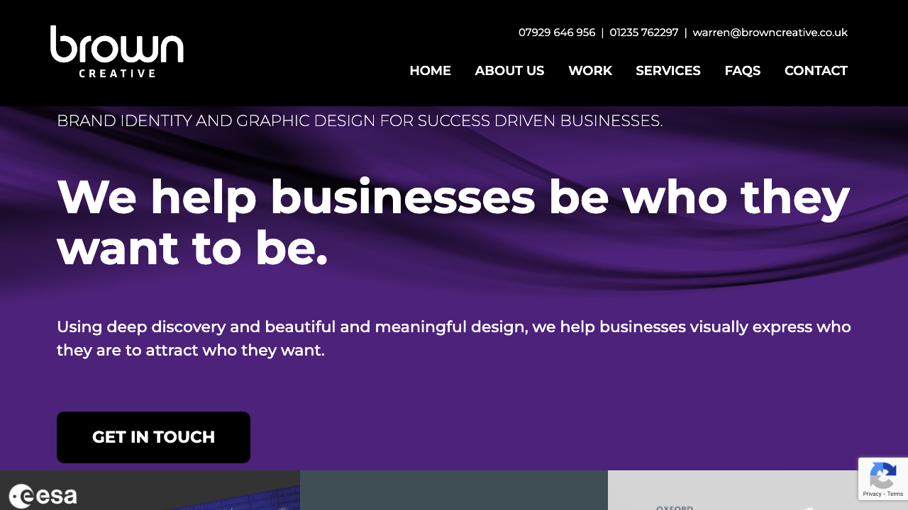 BROWN CREATIVE LIMITED website preview