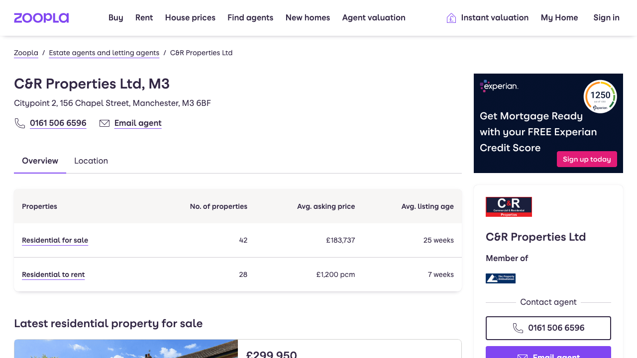 C&R TRADERS LTD website preview