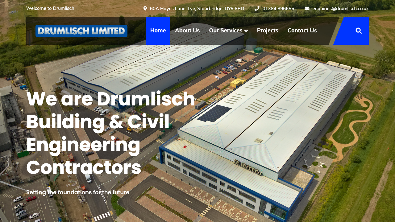 DRUMLISCH LIMITED website preview
