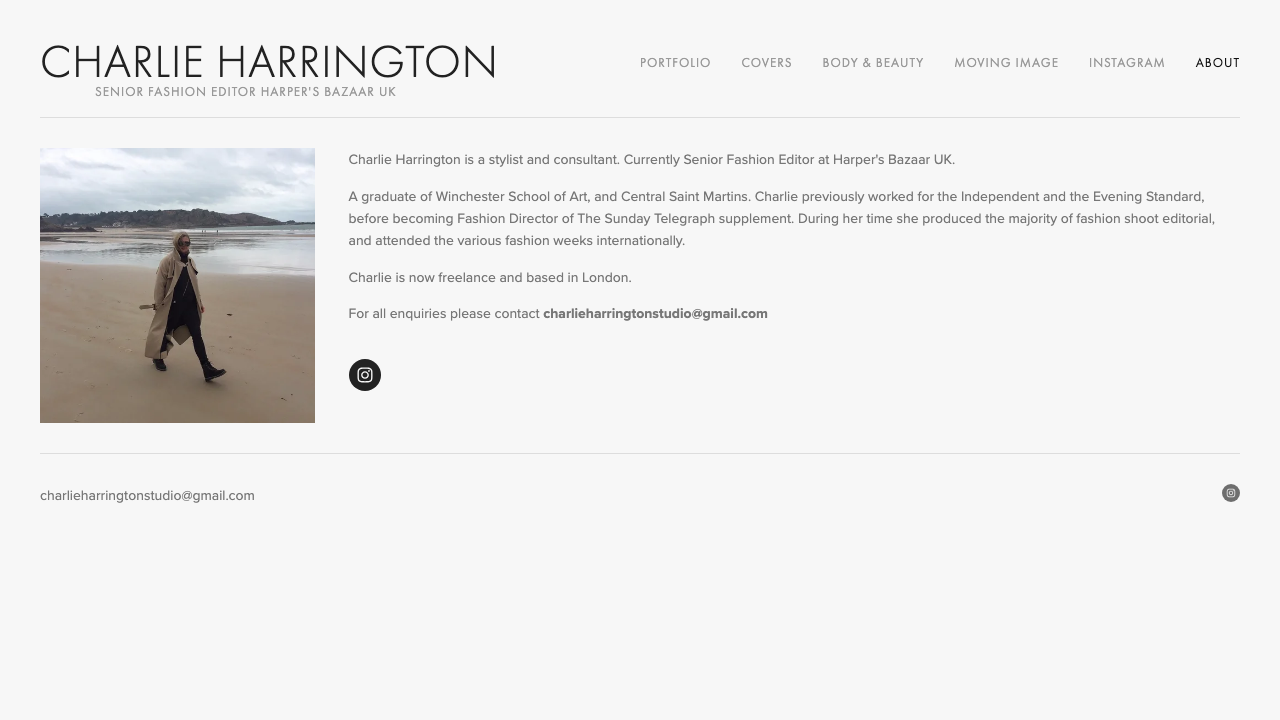 CHARLIE HARRINGTON LIMITED website preview