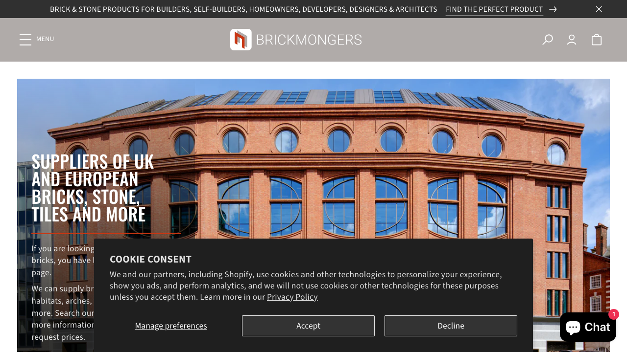 BRICKMONGERS SOUTHAMPTON LTD website preview