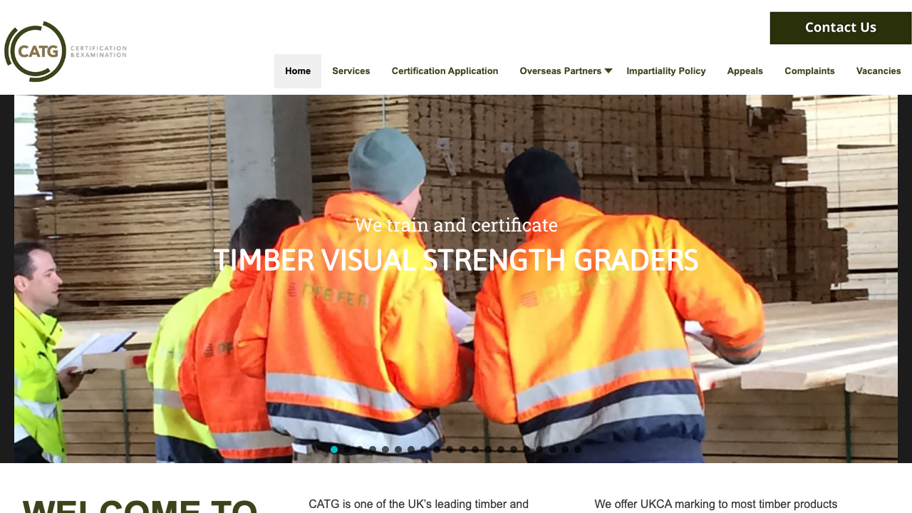 CATG LONDON LTD website preview