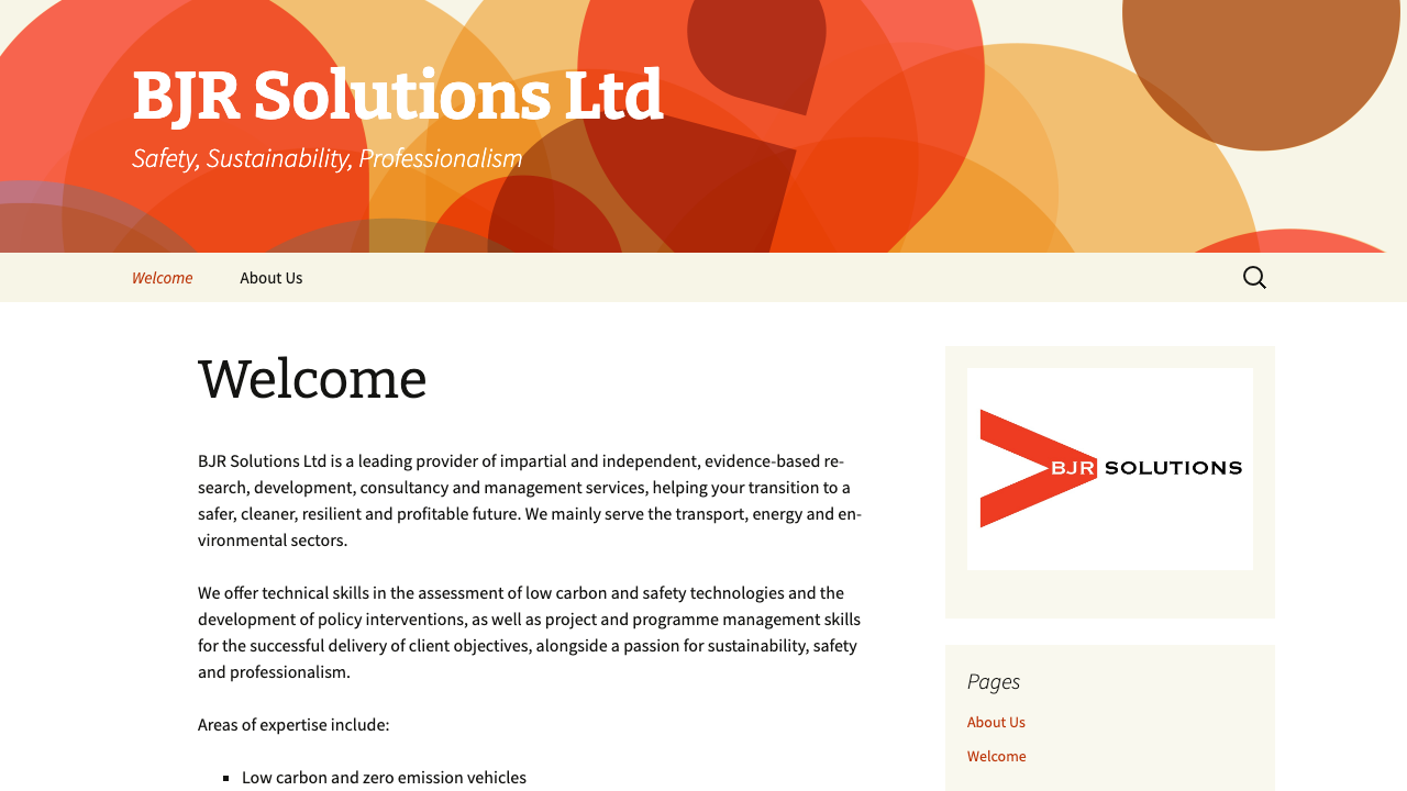 BJR SOLUTIONS NORTH EAST LTD website preview