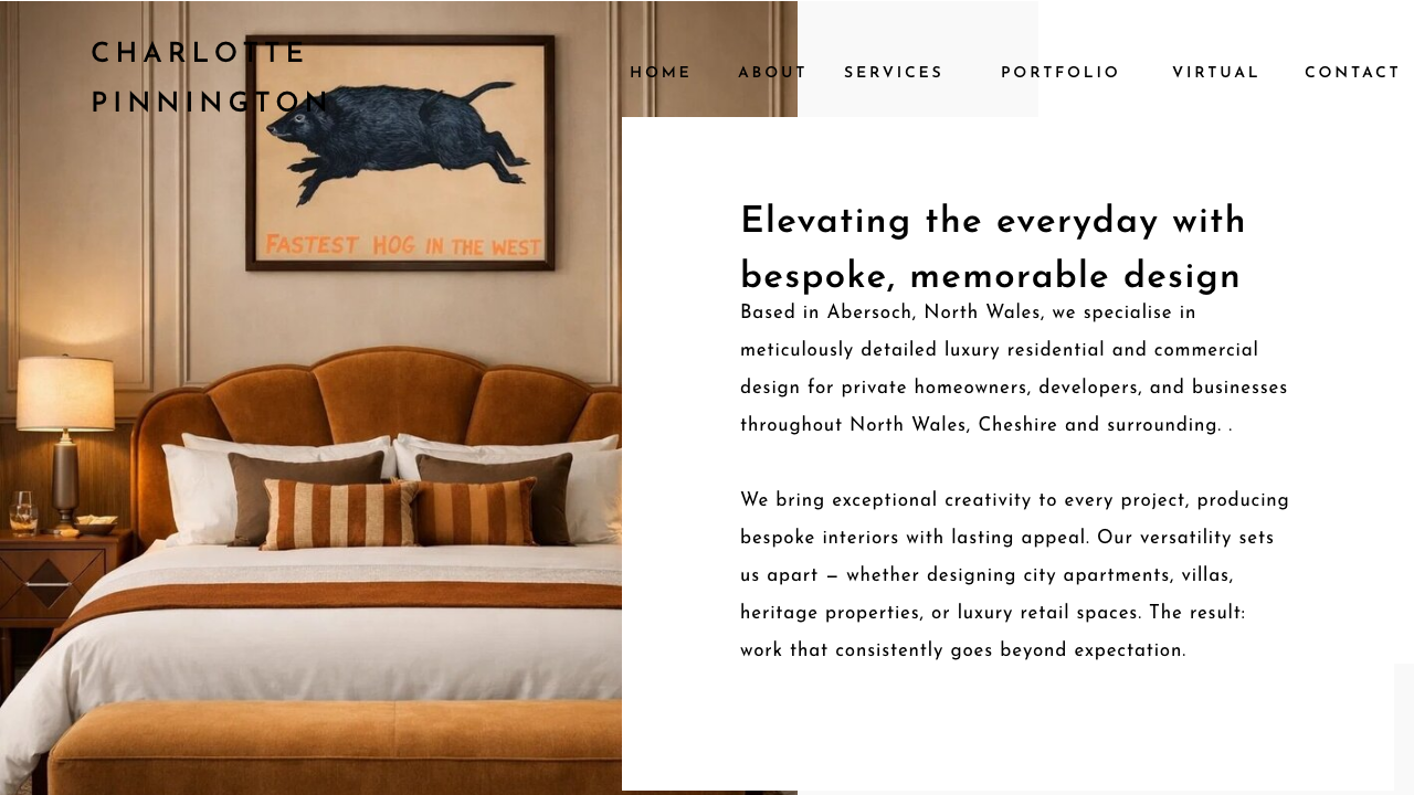 CHARLOTTE PINNINGTON INTERIORS LIMITED website preview