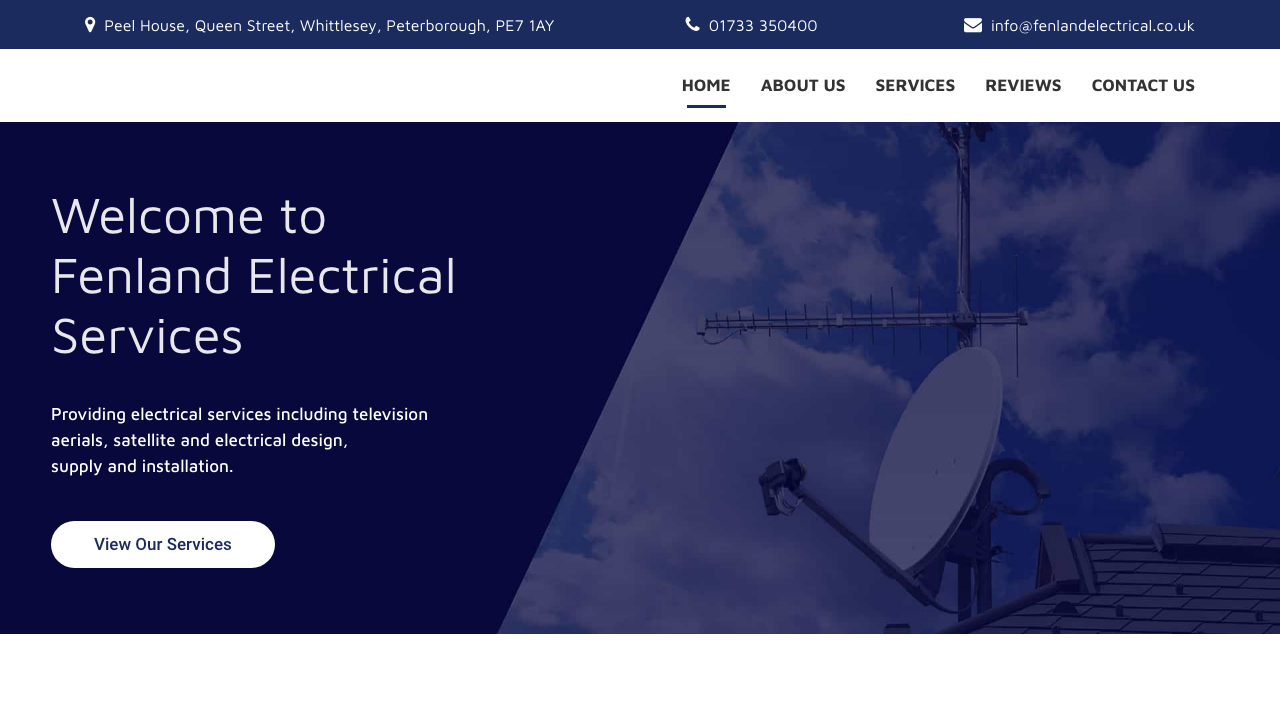 FENLAND ELECTRICAL SERVICES LTD website preview