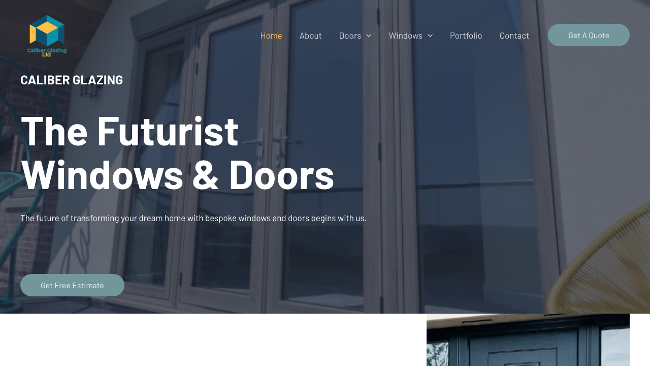 CALIBER GLAZING LTD website preview