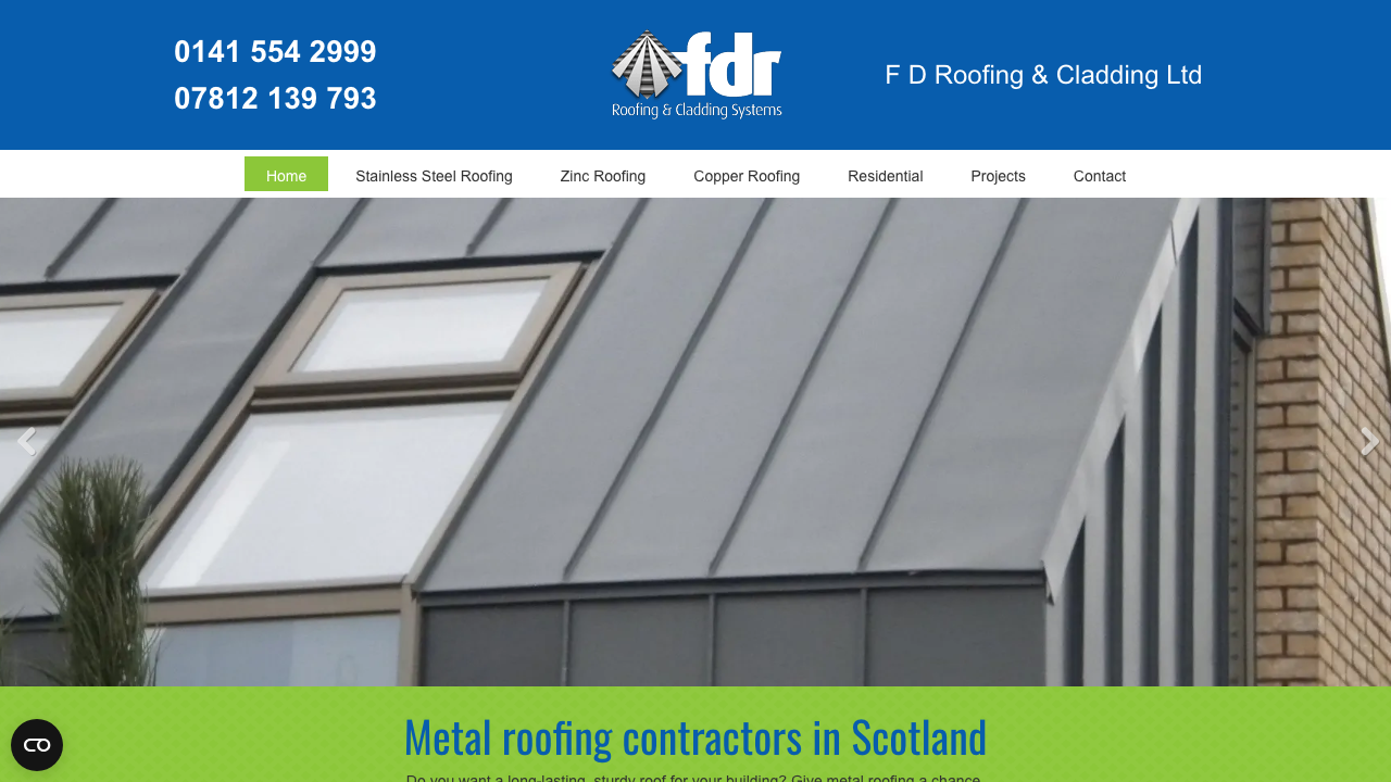 BYFIELD ROOFING AND CLADDING LIMITED website preview
