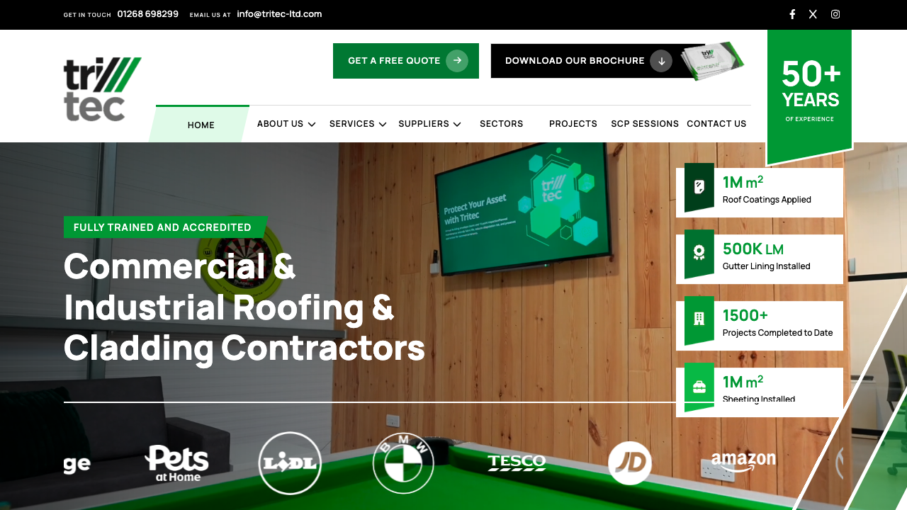 BWN INDUSTRIAL ROOFING & CLADDING MAINTENANCE LTD website preview