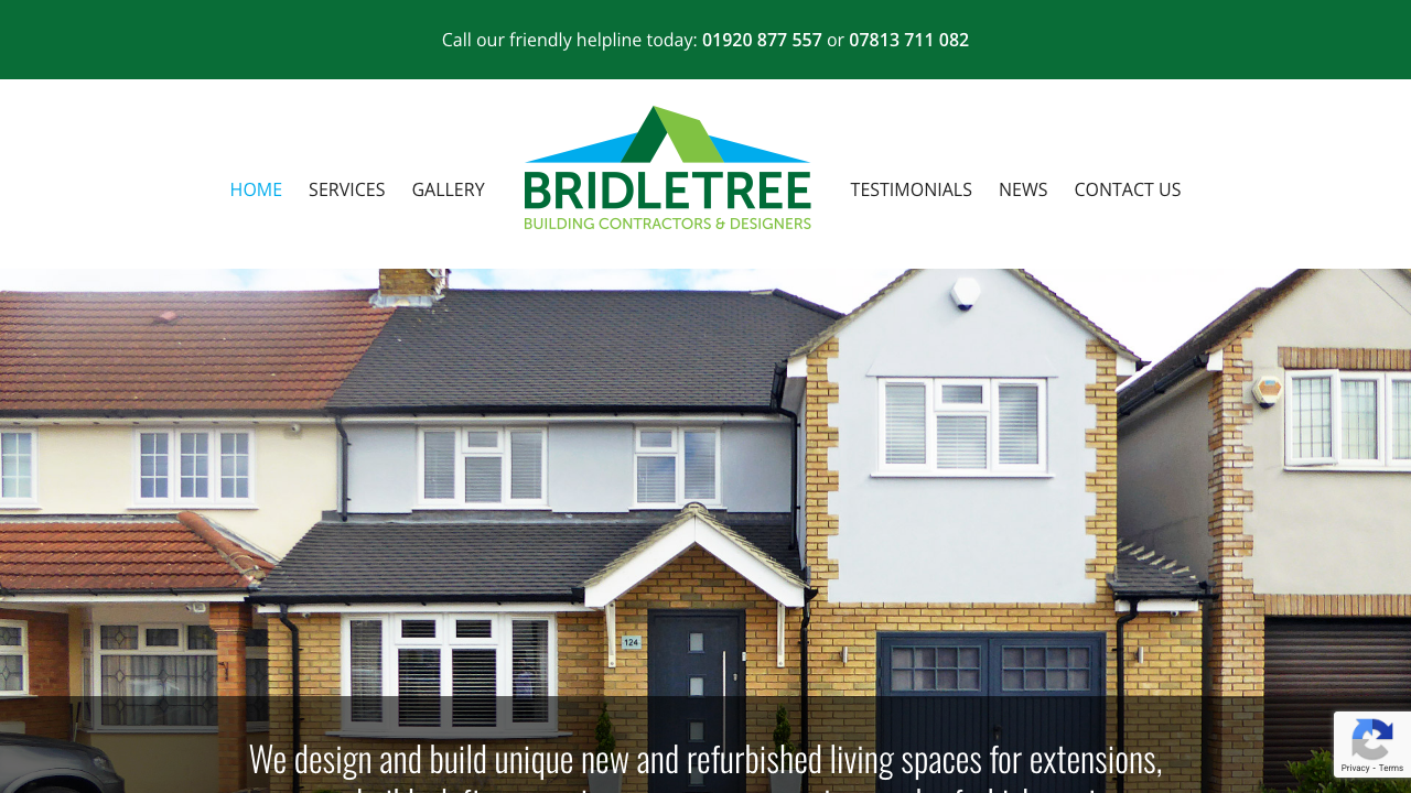 BRIDLETREE LIMITED website preview