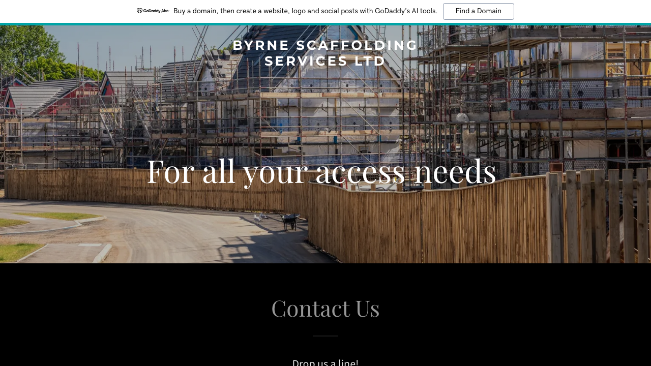 BYRNE SCAFFOLDING SERVICES LTD website preview