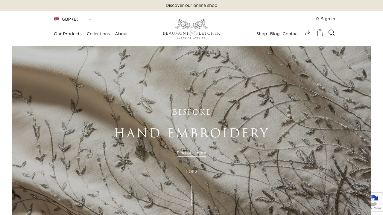 BEAUMONT & FLETCHER LIMITED website preview