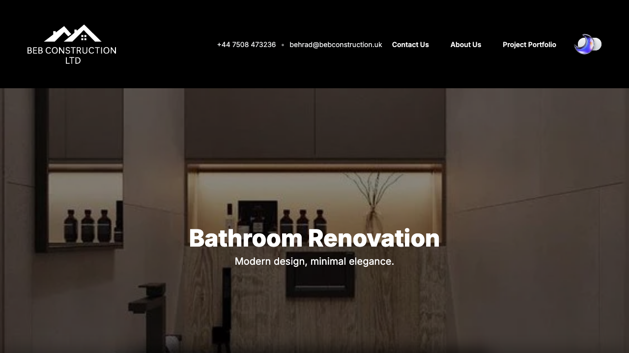BEB CONSTRUCTION LTD website preview