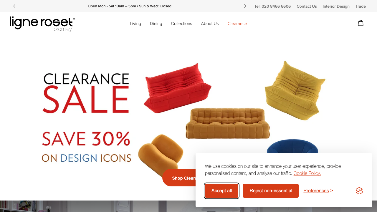 22 FURNITURE LTD website preview