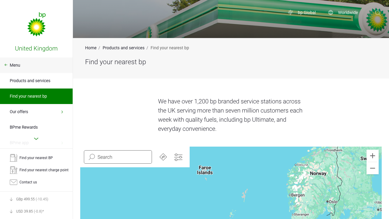 BP UNITED LTD website preview