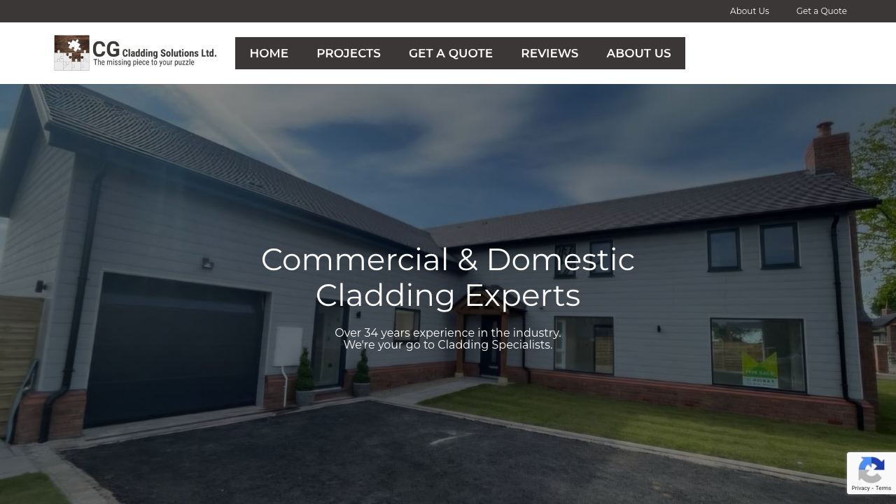 CG CLADDING SOLUTIONS LTD website preview