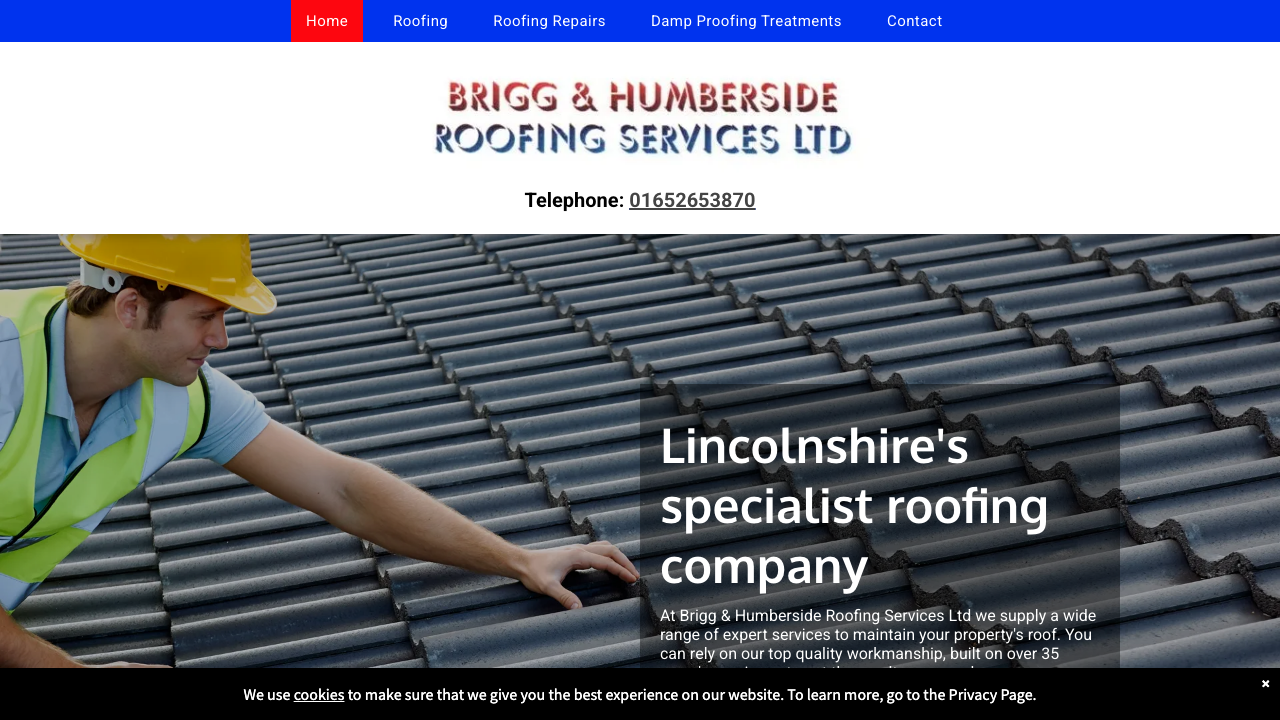 BRIGG & HUMBERSIDE ROOFING SERVICES LIMITED website preview