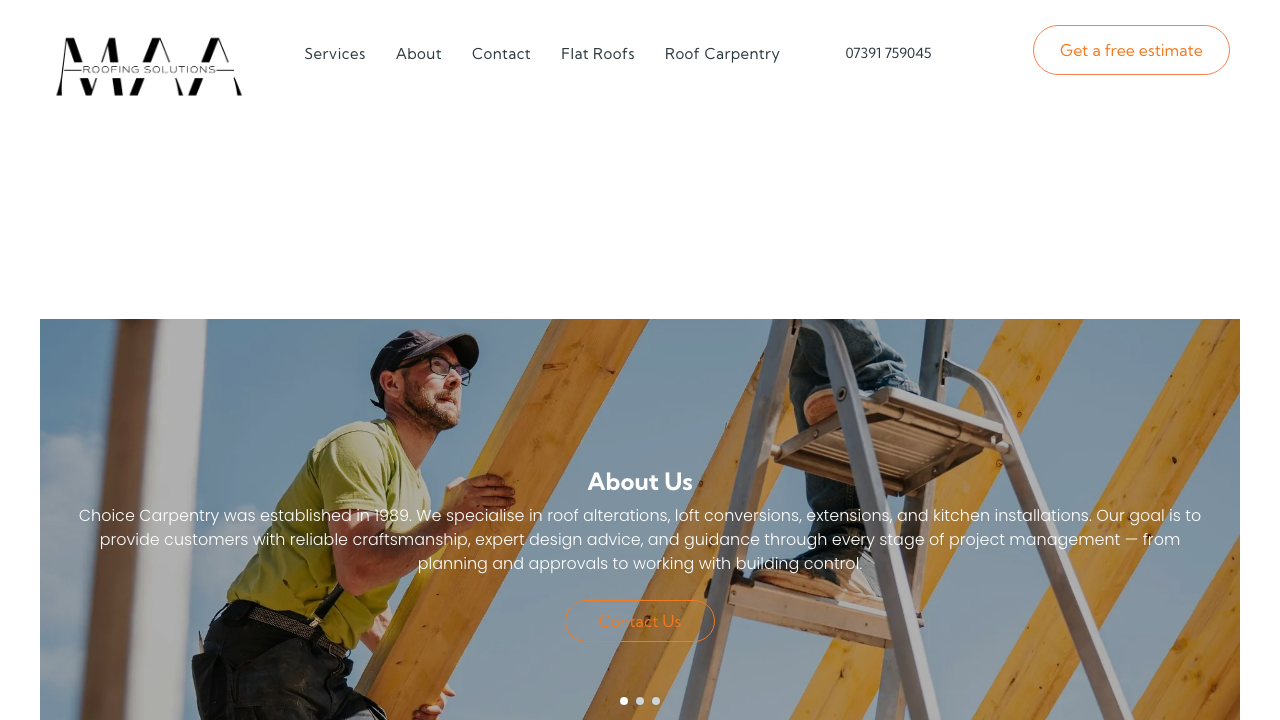 CHOICE CARPENTRY LIMITED website preview