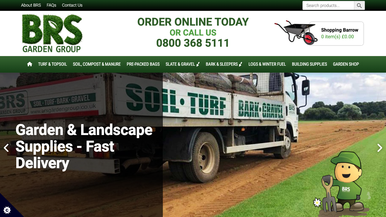 BRS LANDSCAPES LTD website preview