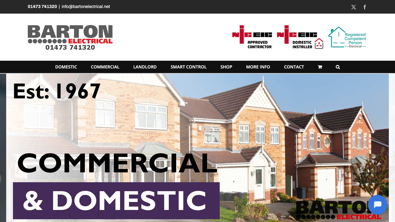 BARTON ELECTRICAL (IPSWICH) LIMITED website preview