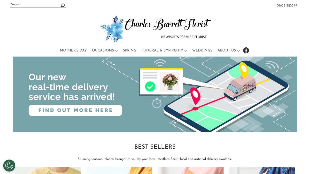 CHARLES BARRETT FLORIST LIMITED website preview