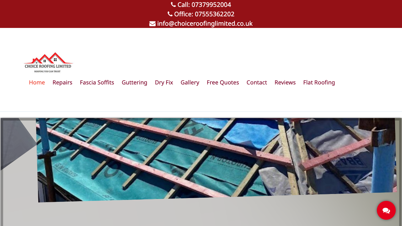 CHOICE ROOFING LIMITED website preview