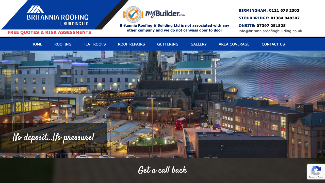 BRITANNIA BUILD & FIX LTD website preview