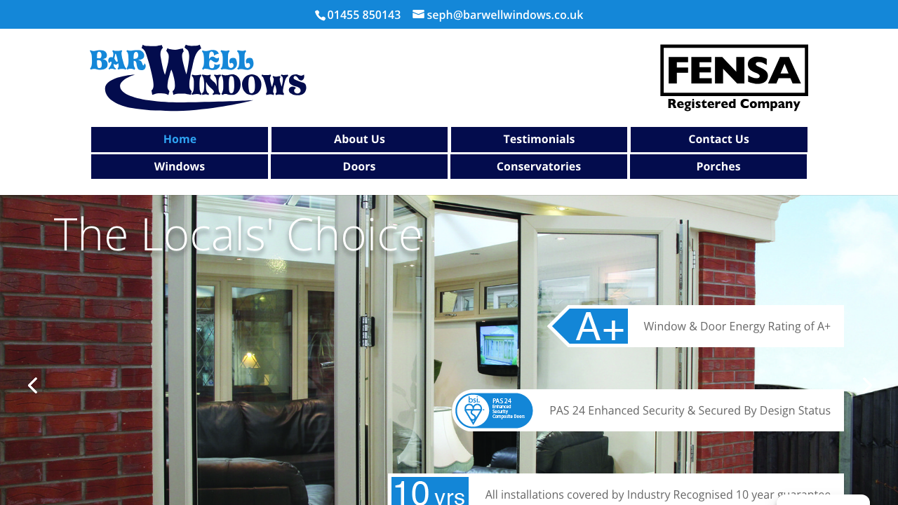 BARWELL WINDOWS 2000 LTD website preview