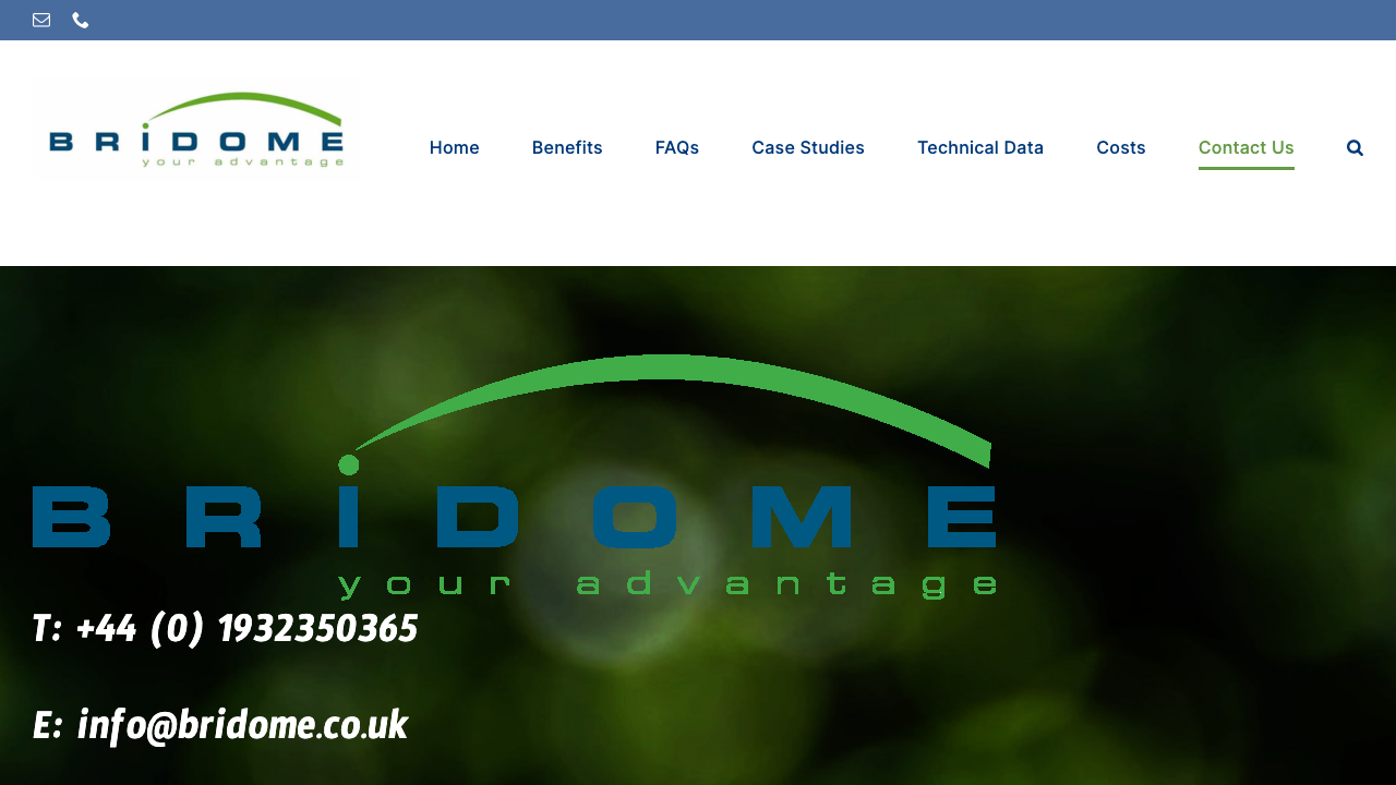 BRIDOME LIMITED website preview