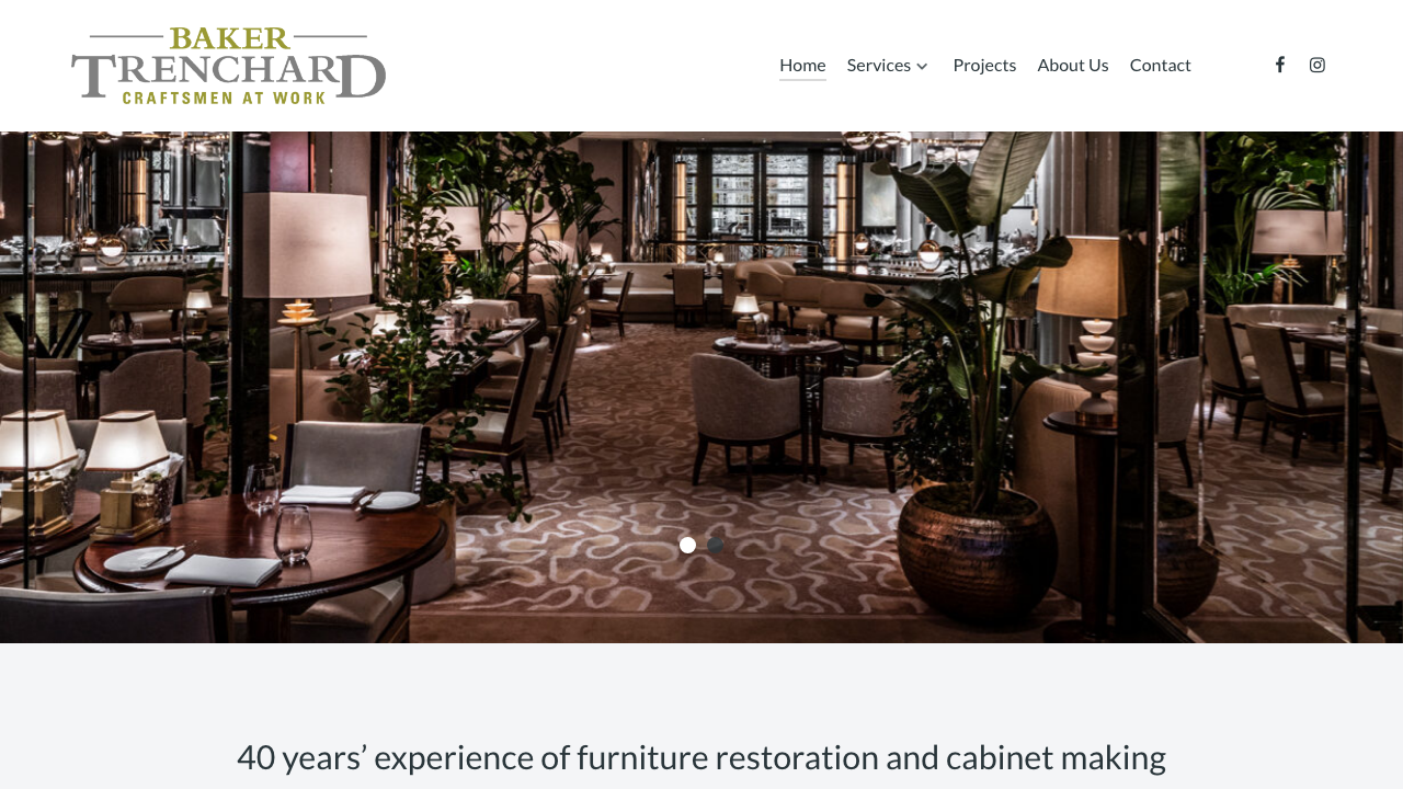 BAKER TRENCHARD LIMITED website preview