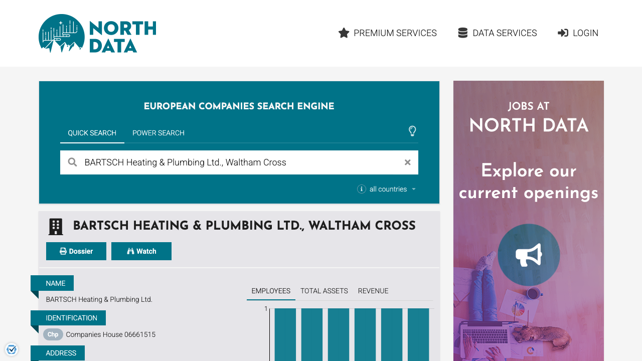 BARTSCH HEATING & PLUMBING LIMITED website preview