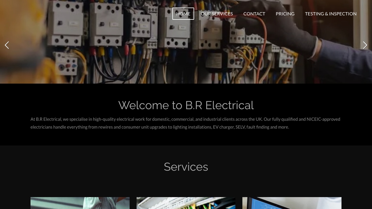 BR ELECTRICAL LTD website preview