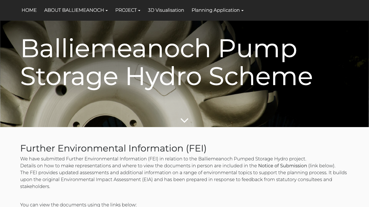 BALLIEMEANOCH HYDRO LIMITED website preview