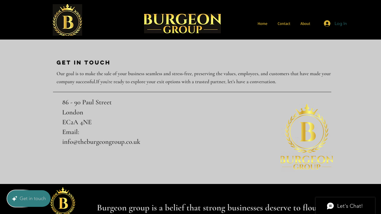 BURGEON HOLDINGS LIMITED website preview