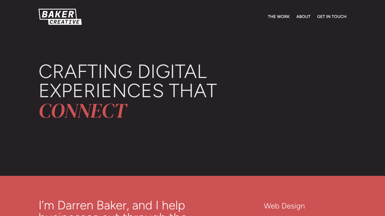 BAKER CREATIVE LTD website preview