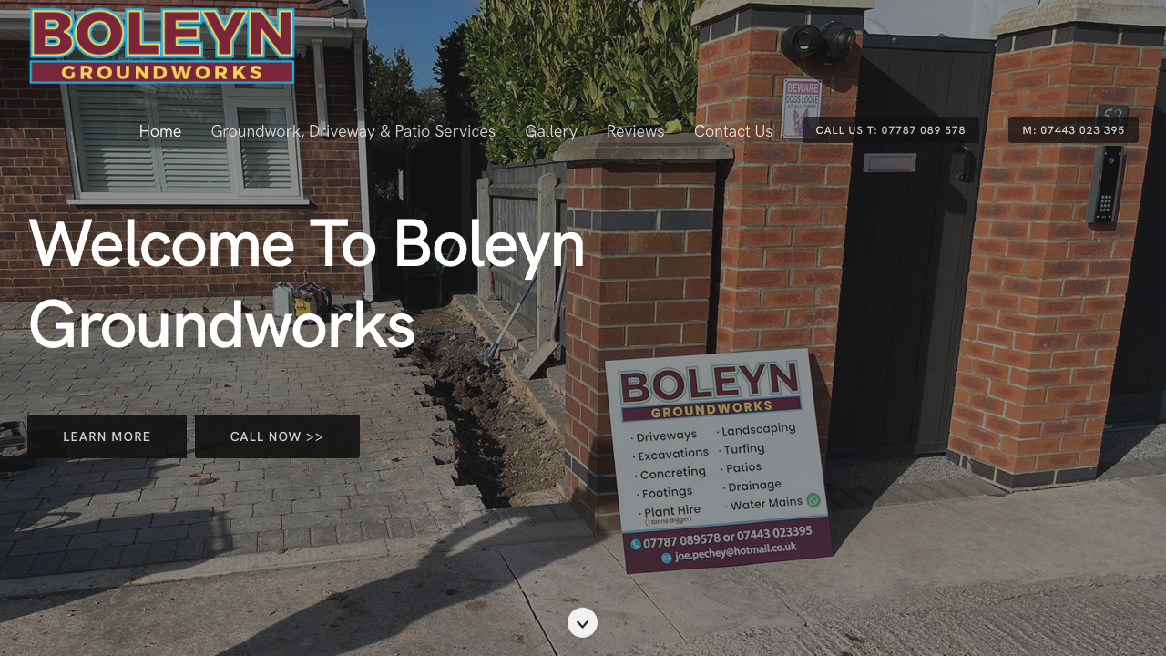 BOLEYN GROUNDWORKS LIMITED website preview