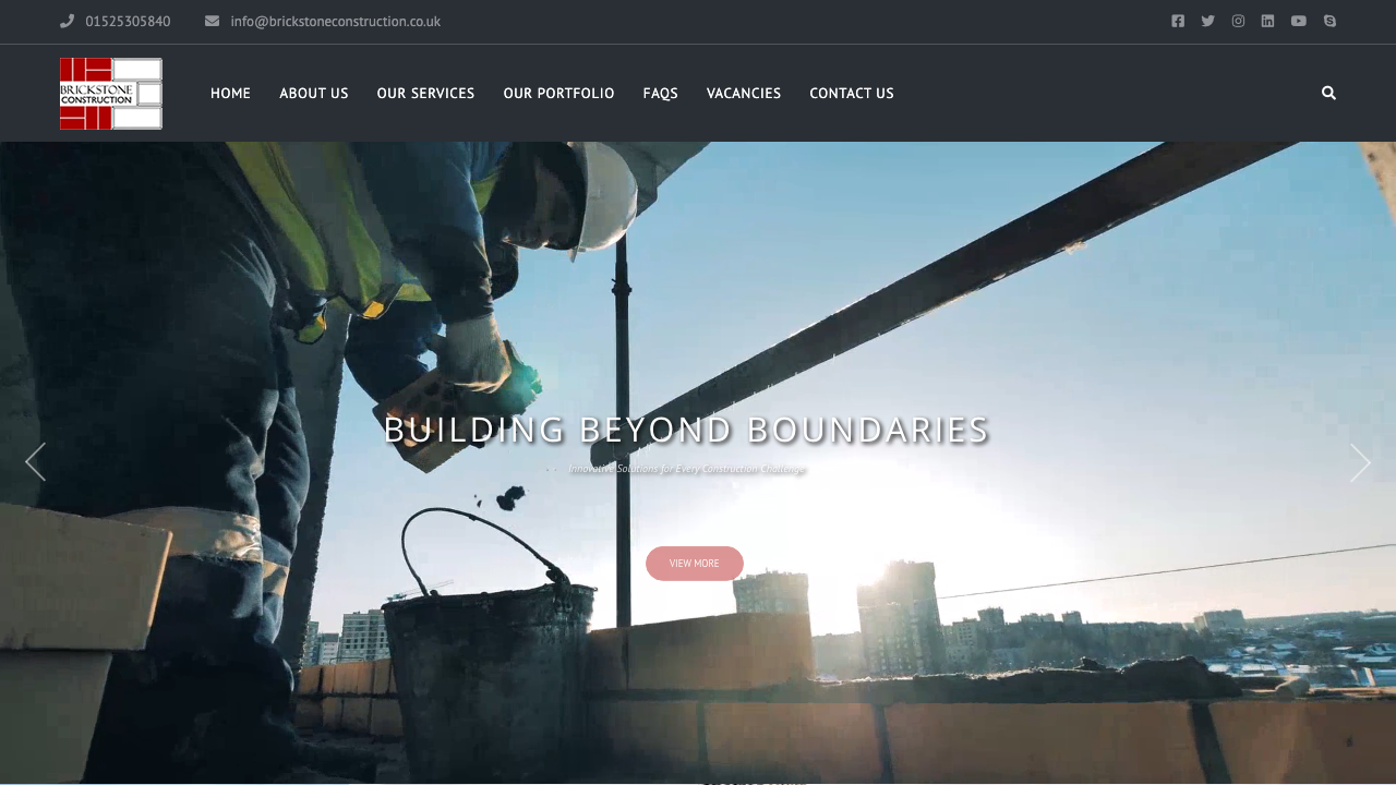 BRICKSTONE RENOVATION LIMITED website preview