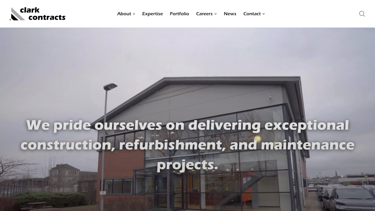 CLARK CONSTRUCTION (SCOTLAND) LTD website preview