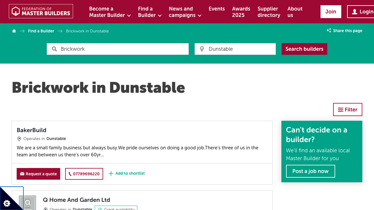 CK BRICKWORK SERVICES LIMITED website preview