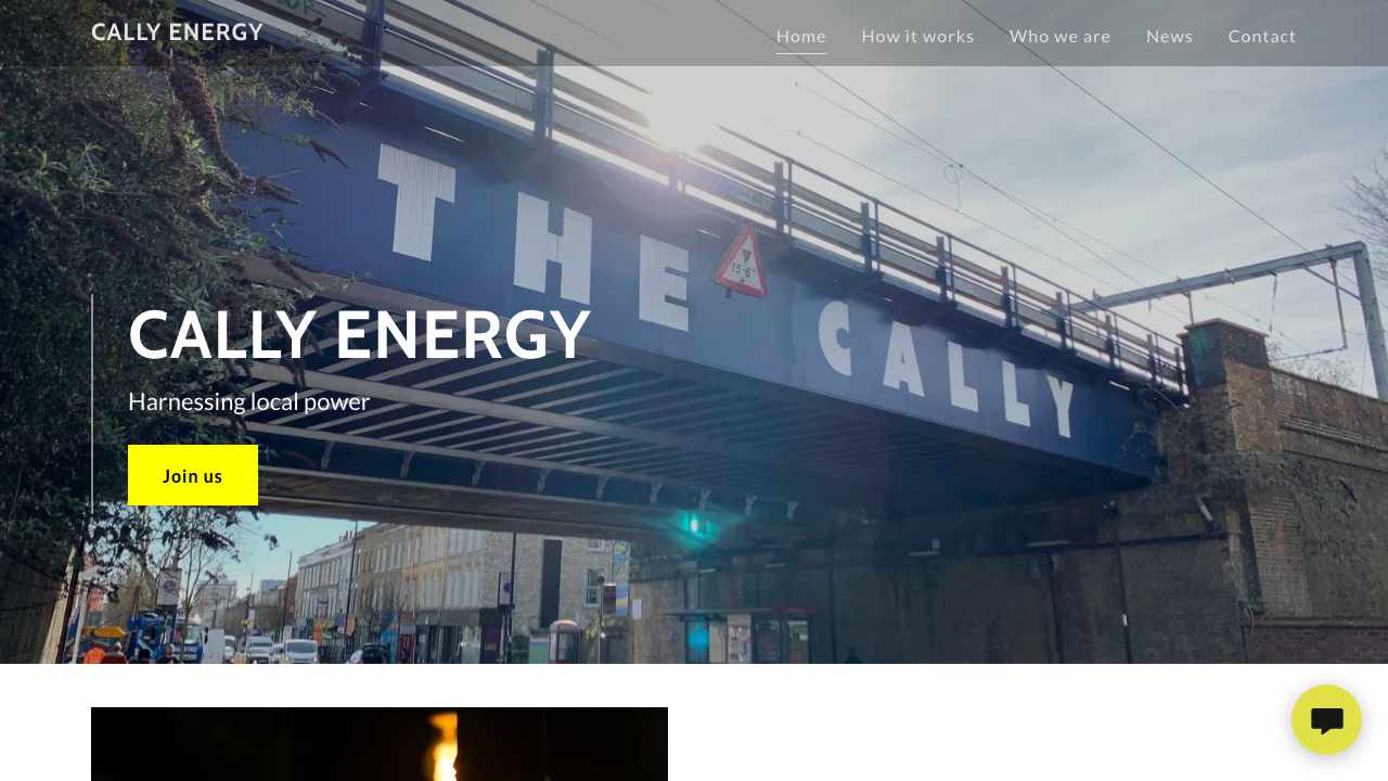 CALLY ENERGY CIC website preview