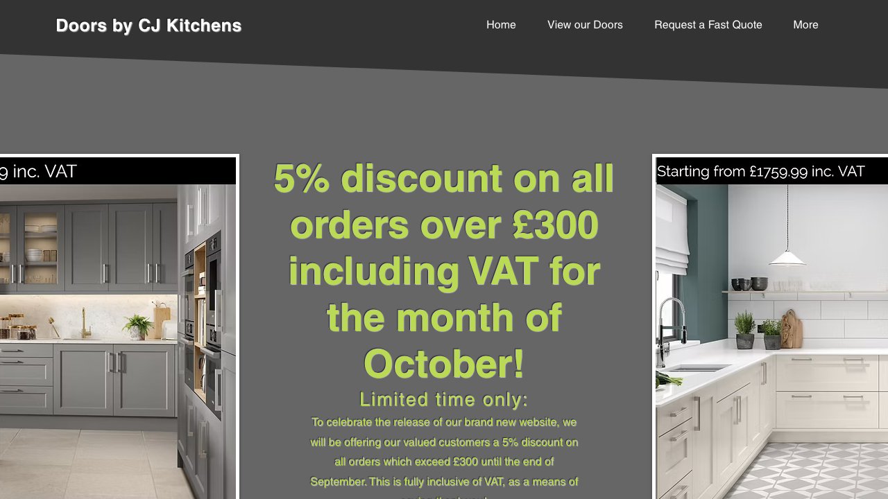 CJ KITCHENS LTD website preview